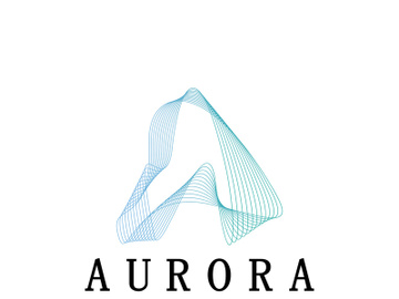 aurora logo design icon illustration vector template preview picture