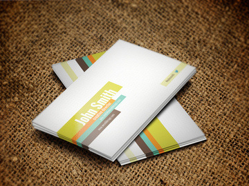 Dotted Business Card Template preview picture