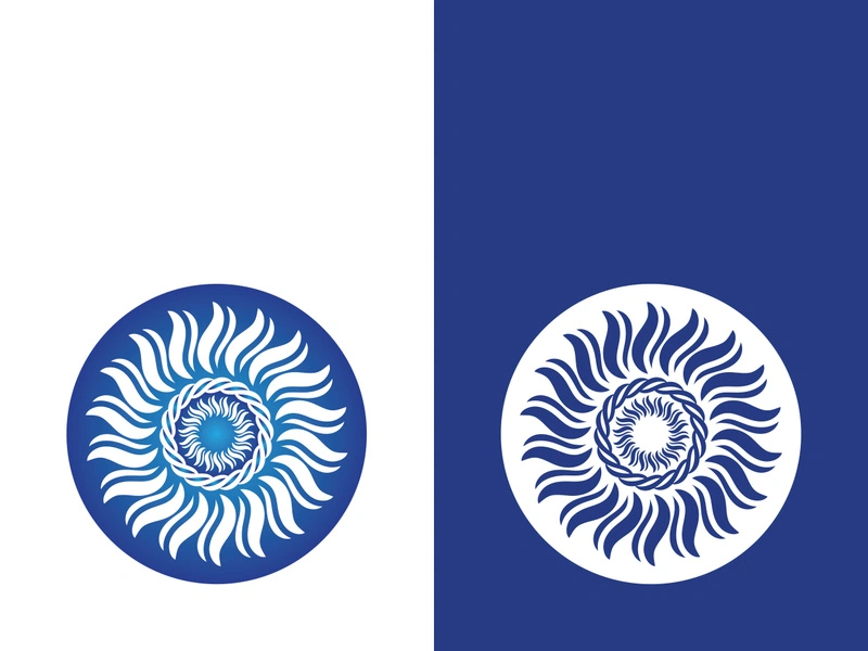 vortex vector illustration icon logo template design