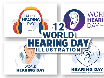 12 World Hearing Day Illustration