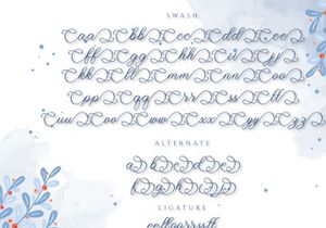 Monitha beauty script font