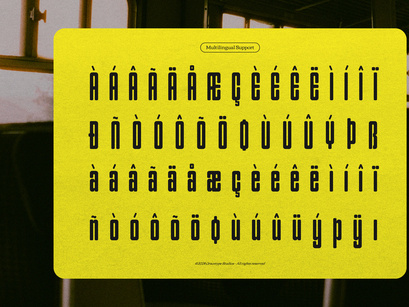 Gerebong | Condensed Sans Serif