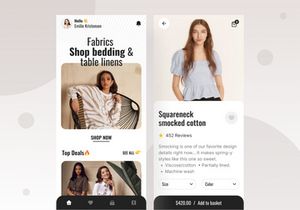 Women's Fashion store app UI Kit