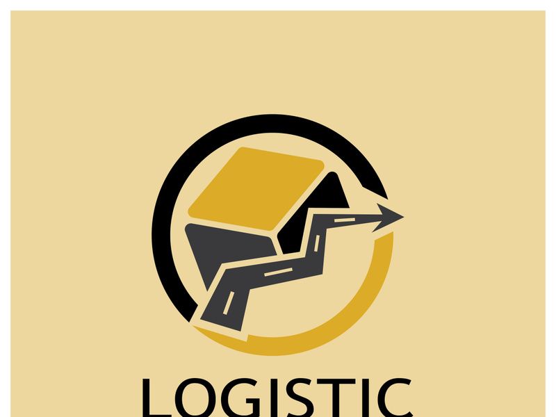 logistics logo icon illustration vector design  distribution symbol  delivery of goods  economy  finance