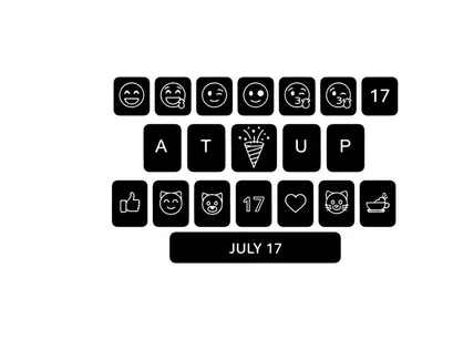 iconos de celebración del 17 de julio ilustración vectorial de diseño plano