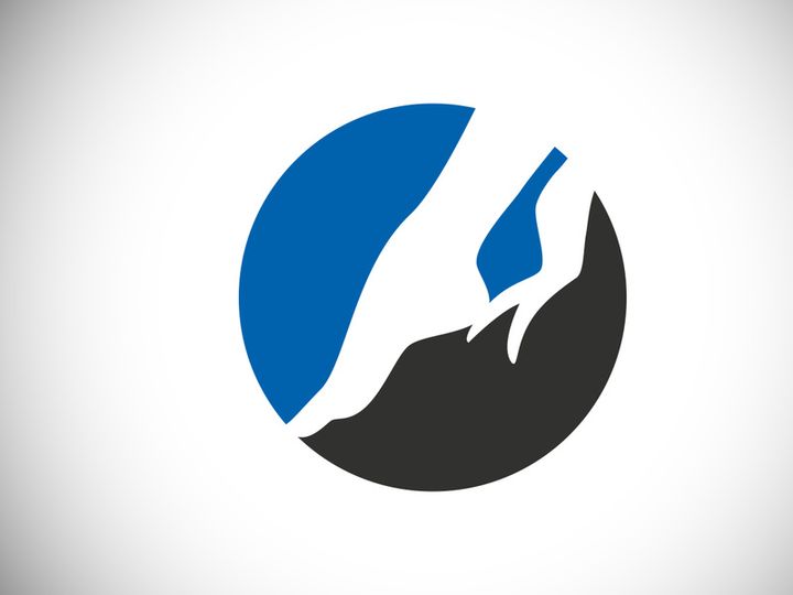 Abstract Foot care logo designs vector, Iconic Foot logo sign symbol
