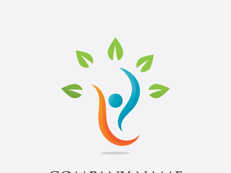 people Healthy Life icon Logo template