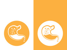 stomach care icon design concept vector illustration