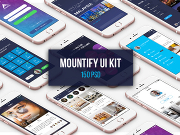 Mountify Mobile UI Kit preview picture