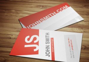 Funky Minimal Business Card Template