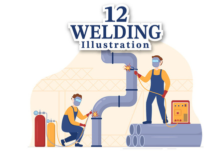12 Welding Service Illustration
