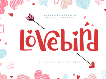 Lovebird - Playful Display Font preview picture