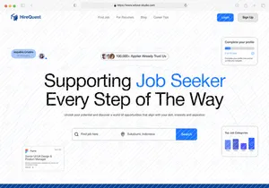 HireQuest Landing Page - Job Seeker Platform