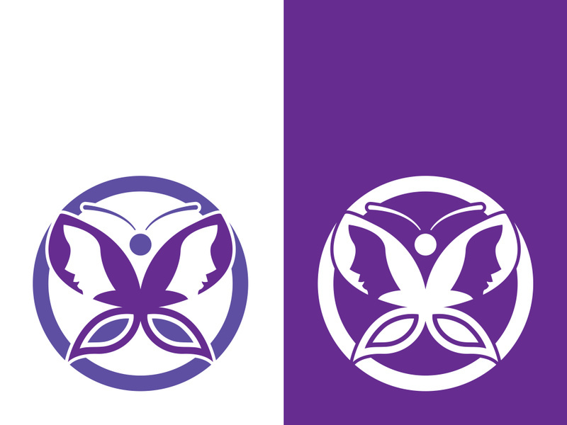 Butterfly logo icon vector design illustration