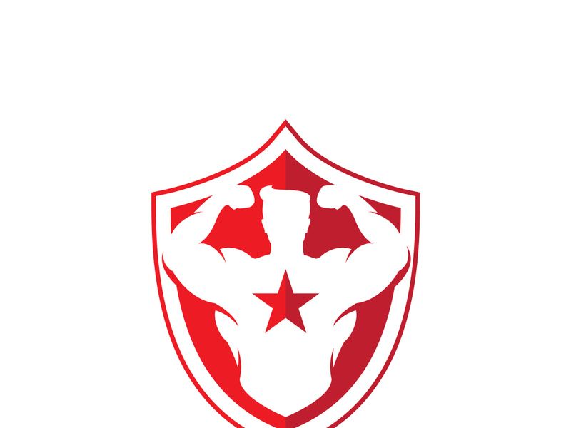 Gym Badge icon Fitness Logo Design