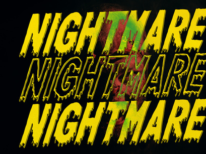 Thrillix Hollow | Horror 5 Style Font