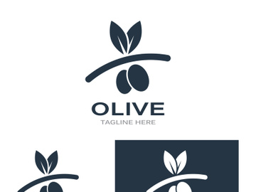 Olive fruit logo design. preview picture