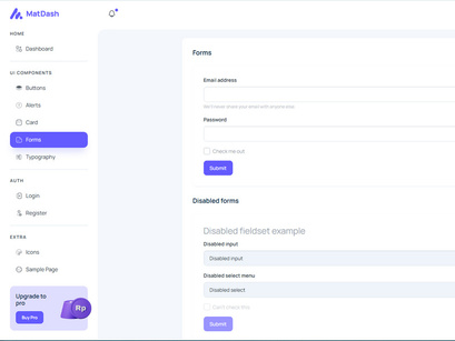 MatDash Free Bootstrap Admin Dashboard Template