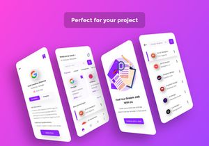 Job Finder App UI Kits