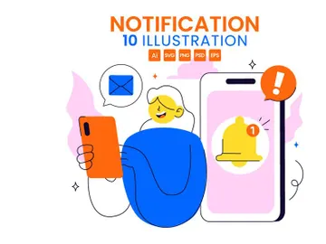 10 Notification System Illustration preview picture