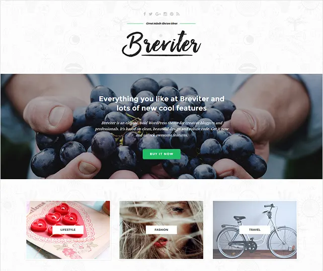 Breviter Creative PSD Template
