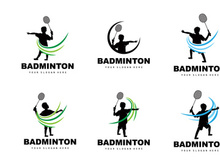 Badminton Logo, Sport Branch Design