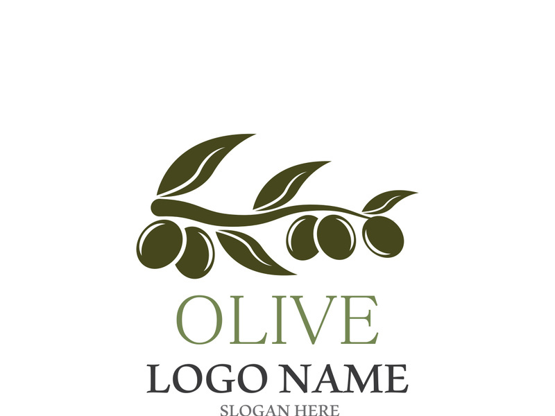 olive icon vector illustration design template