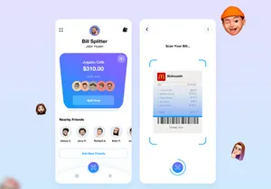 Bill Split Mobile App Design