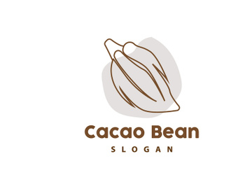 Vintage Cacao Logo, Cocoa Fruit Plant Logo preview picture