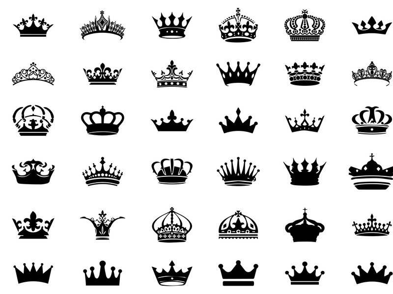 Crown silhouette Colluction Set