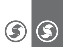 Business corporate S letter logo design vector