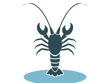 Vintage lobster logo preview picture
