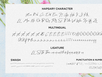 Hapsary - Ballpoint Script Font