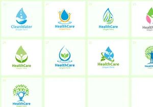 30 Health Care Logo Bundle