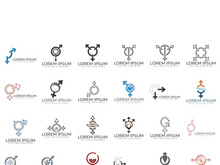 Gender logo design