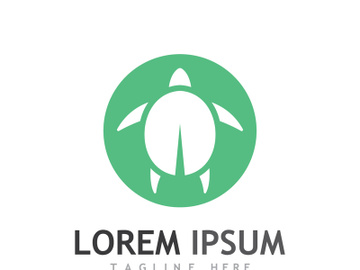 Natural green leaf logo design. preview picture