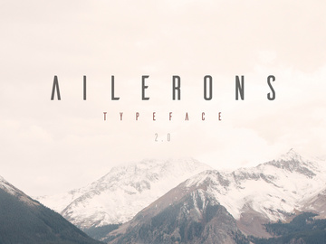Ailerons Typeface preview picture
