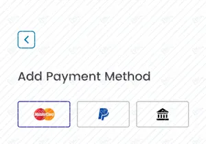 Add payment methods with 2 options