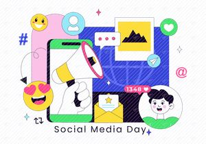 10 Social Media Day Illustration
