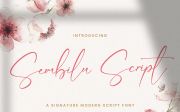 Sembilu Script - Handwritten Font