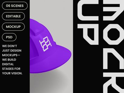 Safety Helmet Mockup