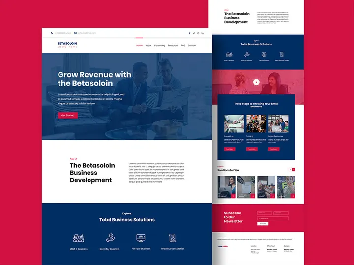 Business Landing Page