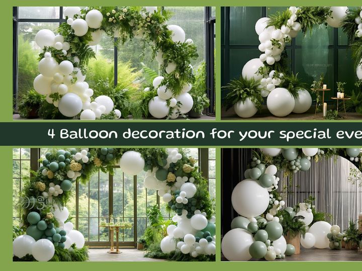 Balloon decoration for your special events