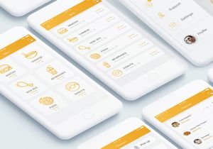 FoodMad App UI Kit - Food Delivery App Design Template