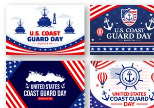 13 United States Coast Guard Day Illustration