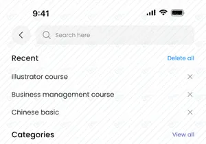 Mentora – E-Course Mobile App UI Kit (Figma)