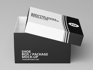 Square Shoe Box Mock-Up preview picture