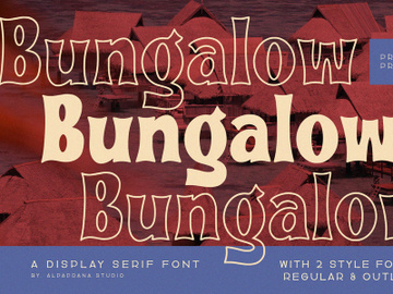 Bungalow - Display Font preview picture