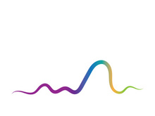 Sound waves vector illustration design template