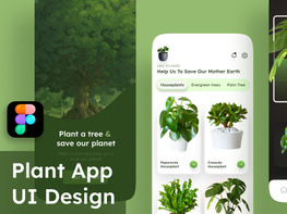 Plant App UI Design preview picture